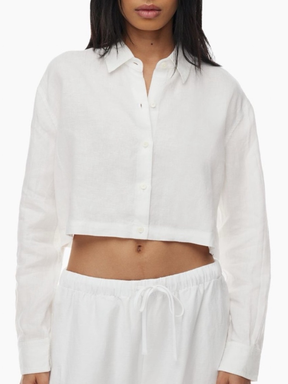 Aritzia Wilfred Proposal Linen Shirt